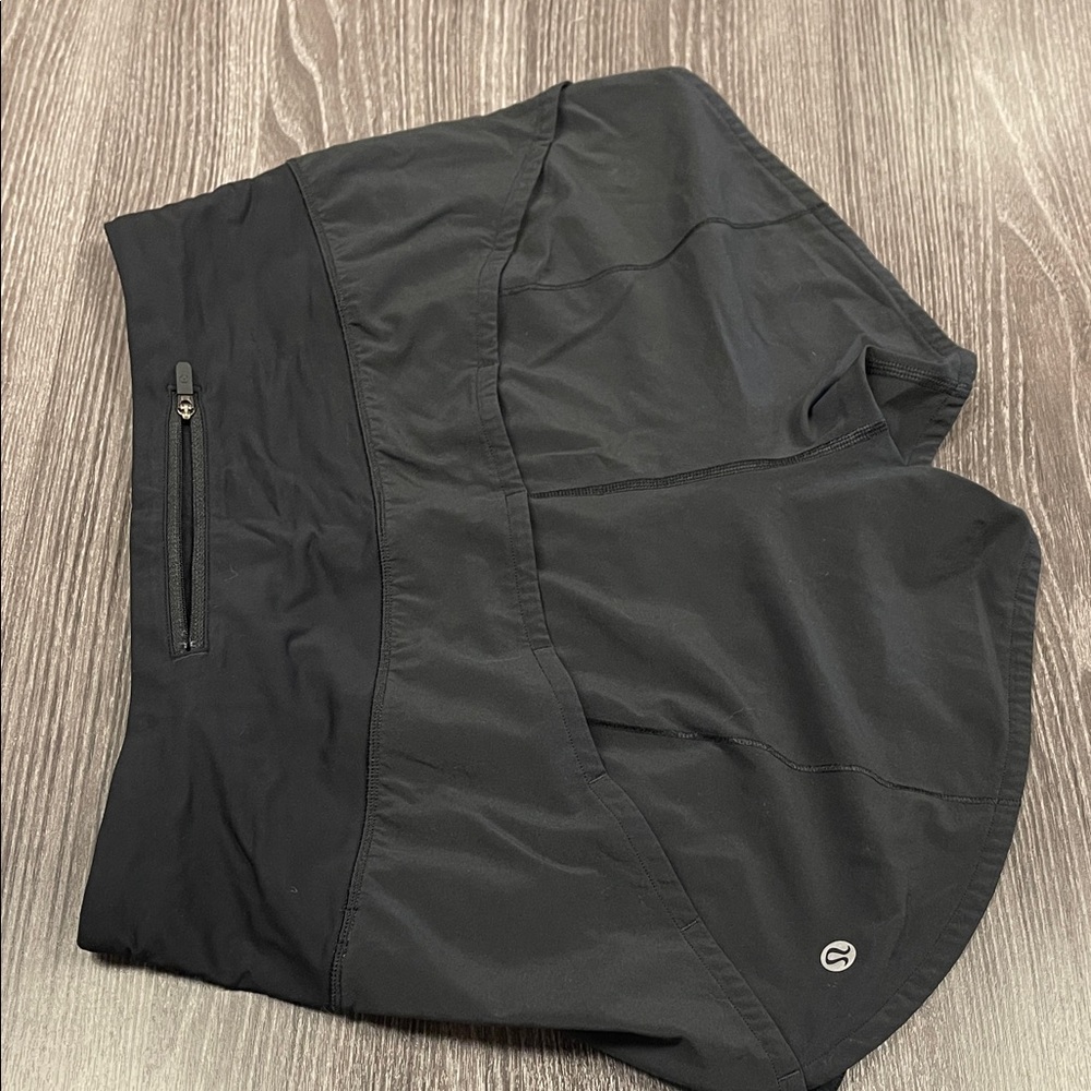 Lululemon speed up shorts black 6